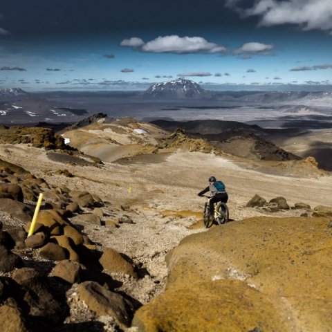 Mountain Biking in Iceland's highlands