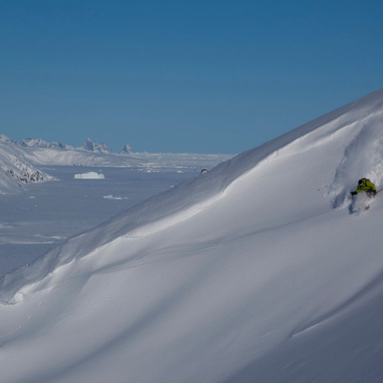 Big mountain heliskiing on Greenland’s east coast. Spectacular heli-skiing terrain right below the Arctic Circle in the Ammassalik region based out of Kulusuk.