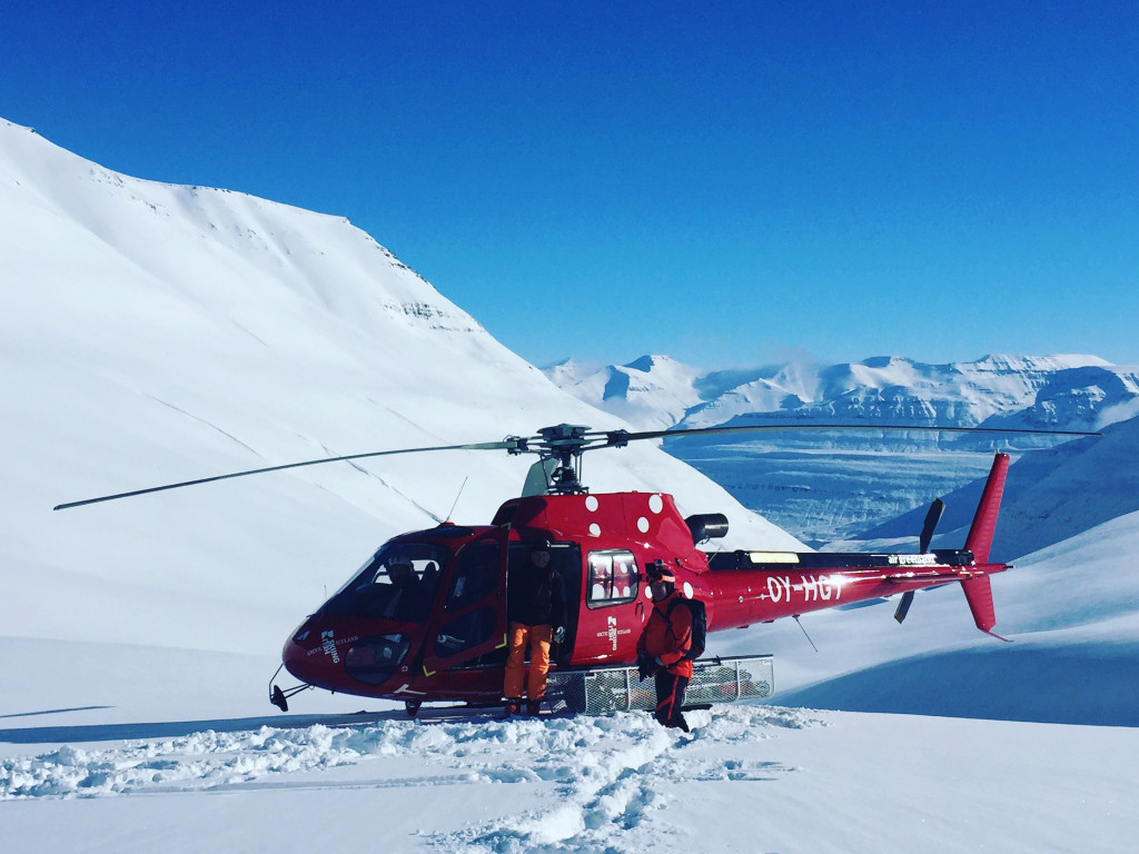 Arctic Heli Skiing Helicopter