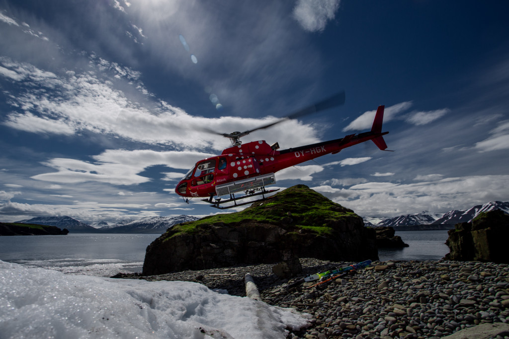 Arctic Heli Skiing Helicopter