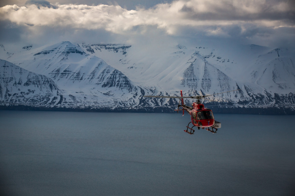 Arctic Heli Skiing Helicopter