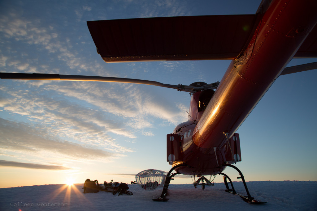 Arctic Heli Skiing Helicopter 