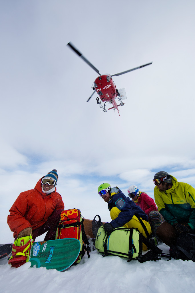 Arctic Heli Skiing Helicopter 