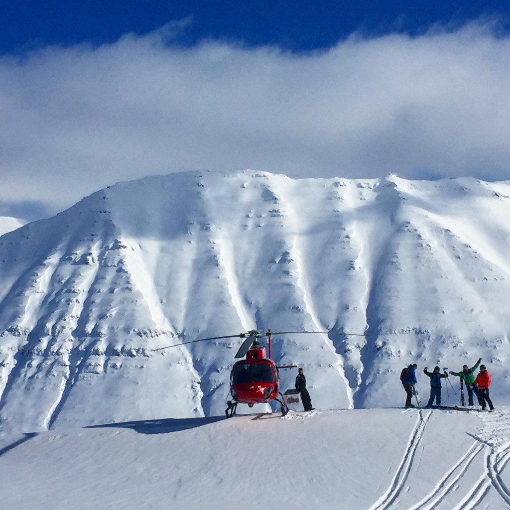 Arctic Heli Skiing Helicopter