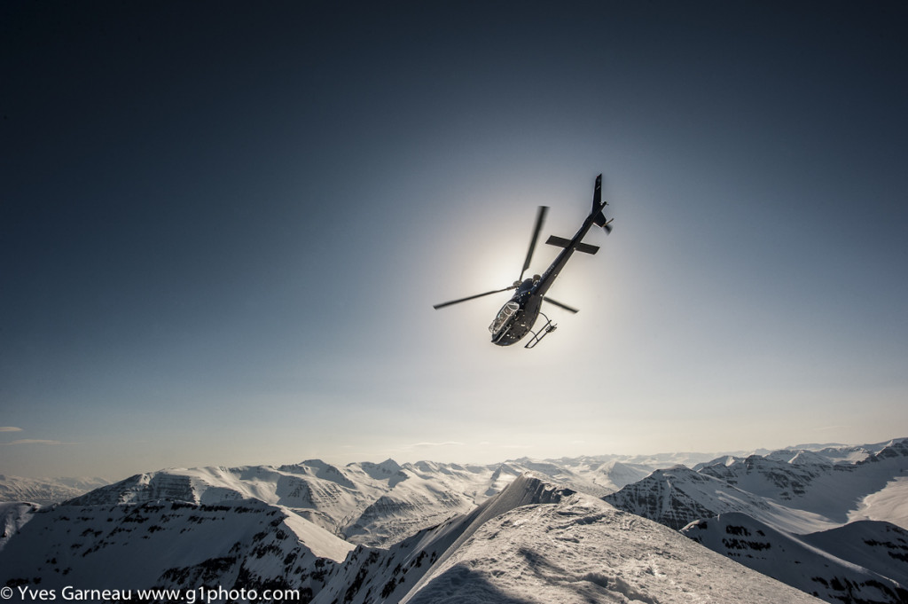 Arctic Heli Skiing Helicopter 