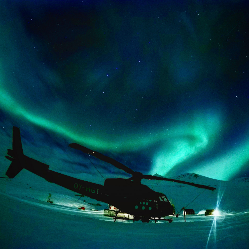 Arctic Heli Skiing Helicopter