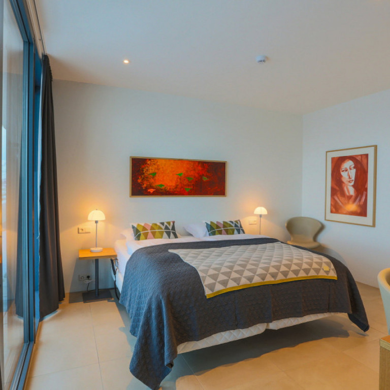 Room with a mountain view