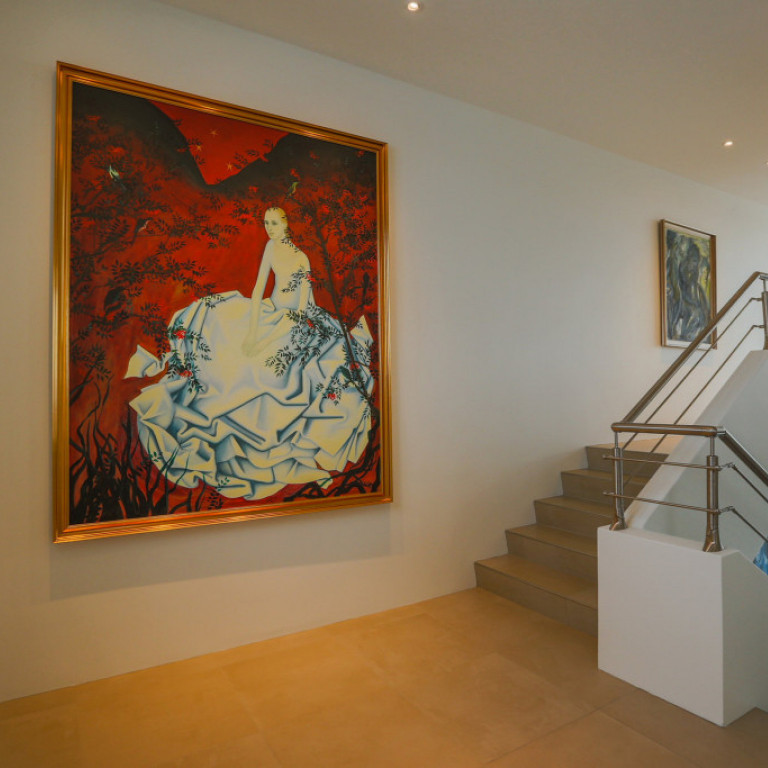 One of the hotel's many paintings