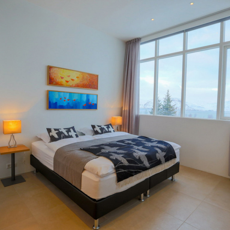 Room with a mountain view