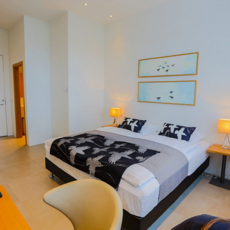 Room with a mountain view