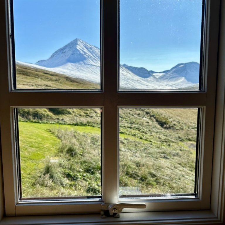 View from one of the guest cabins