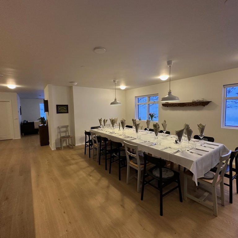 Kitchen in main house where breakfast and dinners are served.