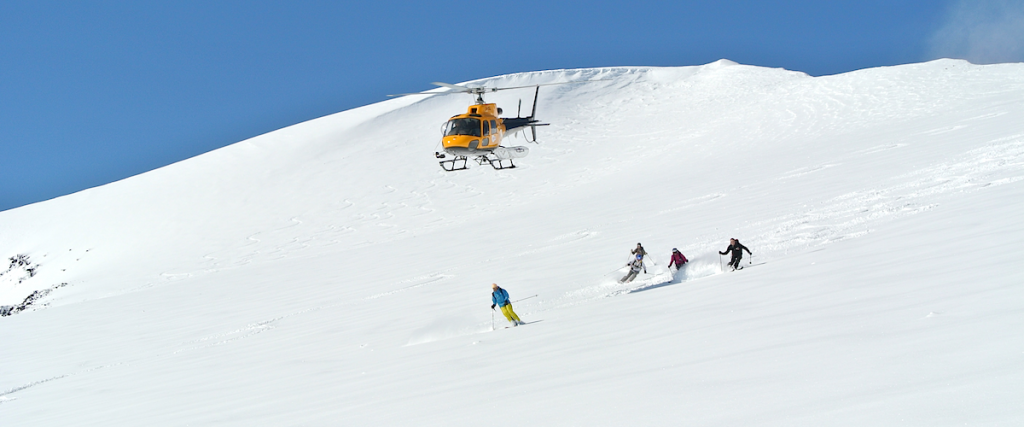 Heliskiing Helicopter in Sweden