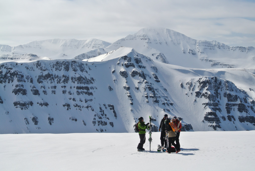 Heli Skiing in the Troll Peninsula