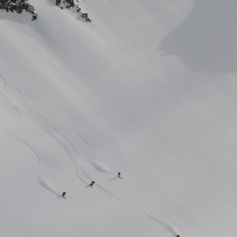 Heli Skiing on the Troll Peninsula in North Iceland ©Greg Von Doersten