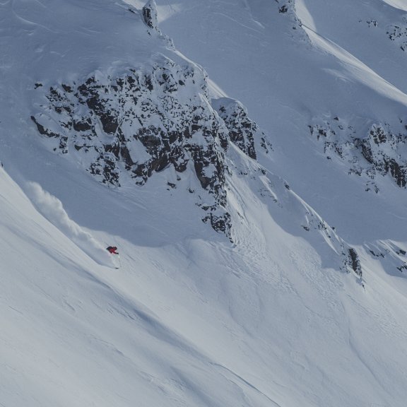 Baker Boyd getting after it on the Troll Peninsula in North Iceland